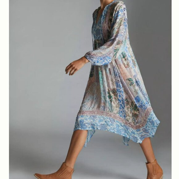 Anthropologie Cressida Midi Dress - Picture 4 of 14